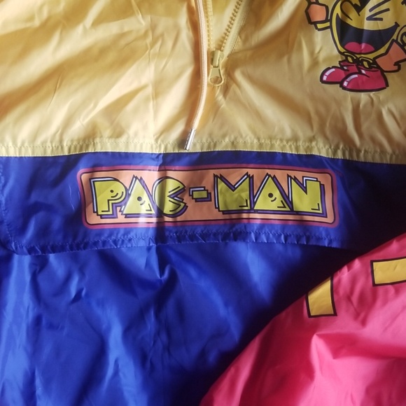 Pacman Yellow Blue Light Jacket - Picture 2 of 2